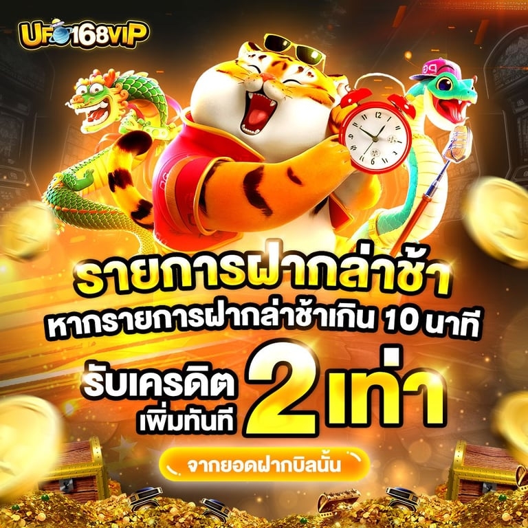 รายการล่าช้า รับโบนัสฟรี 100%